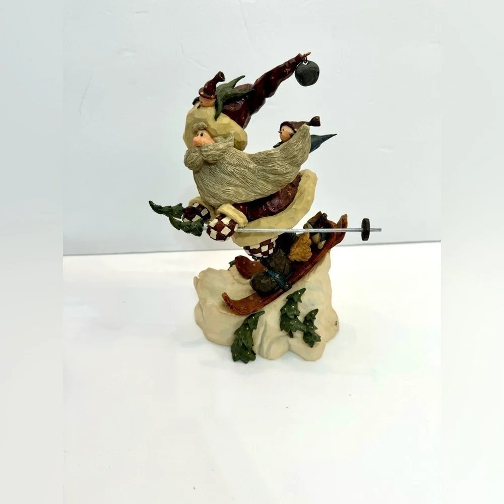 Vintage Boyds Carver’s Choice Santa…In the Nick of Time Resin Christmas